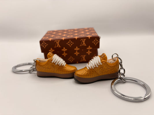 Louis Vuitton x Nike Air Force 1 Low "Metallic Gold"