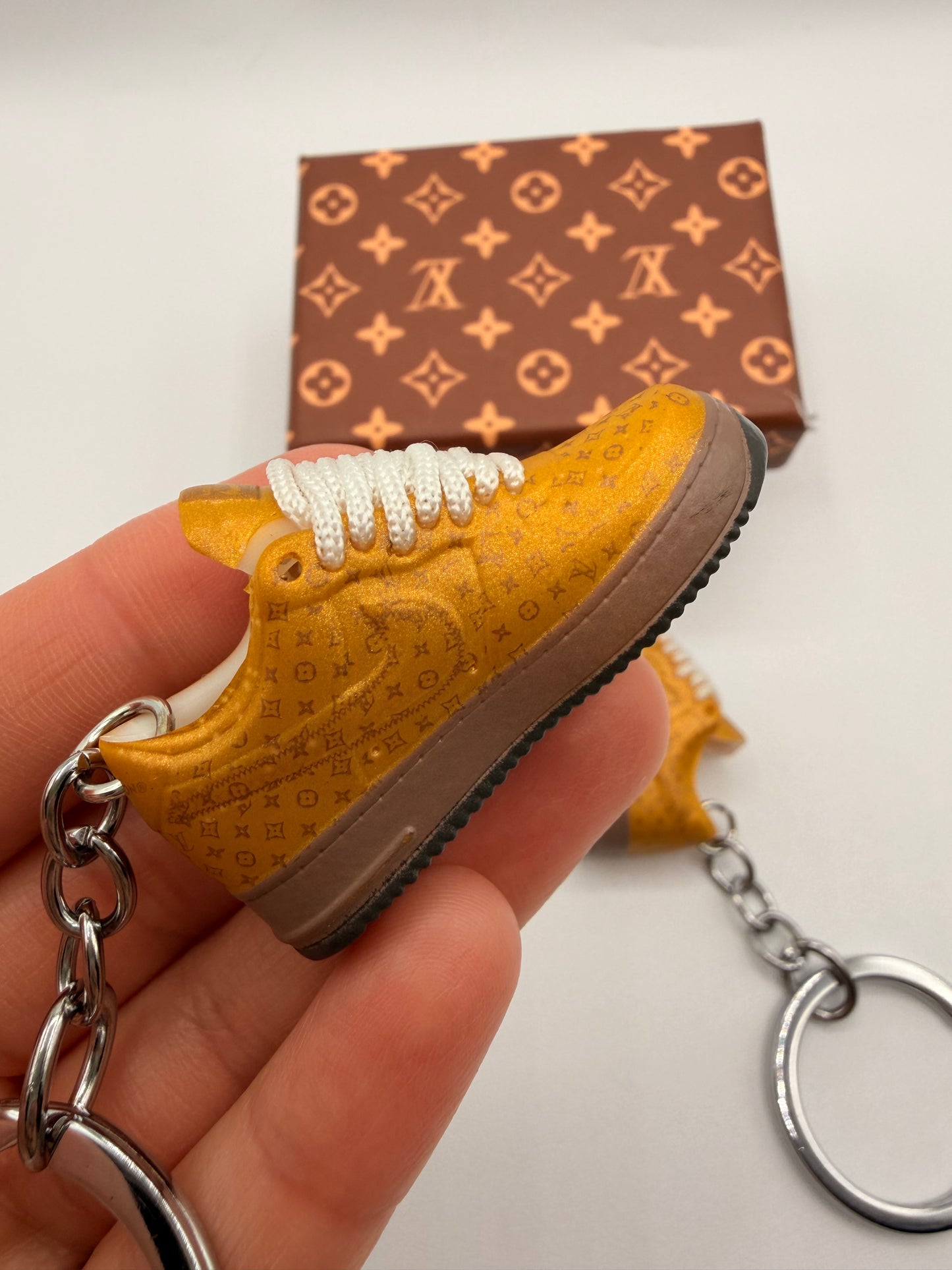 Louis Vuitton x Nike Air Force 1 Low "Metallic Gold"