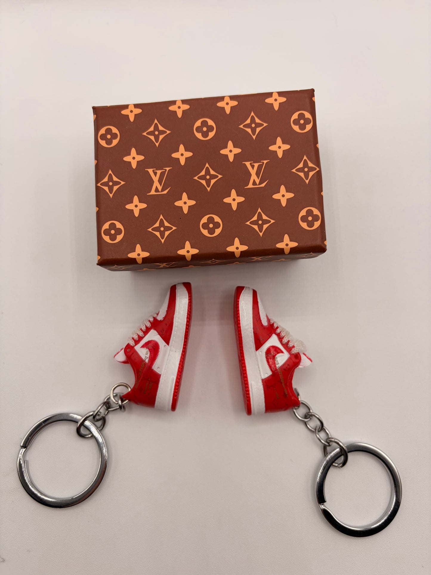 Louis Vuitton x Nike Air Force 1 Low "White Comet Red"
